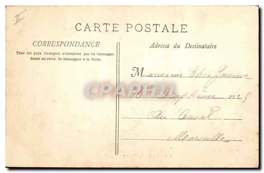 La Sainte-Baume — Vista Geral — Fototipia E. Lacour Marselha 919 - Verso