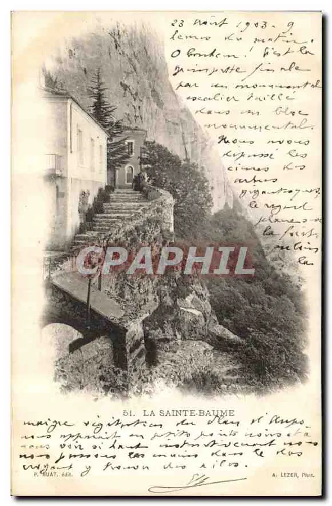 La Sainte-Baume — widok z monumentalnego szlaku — P. Huat, wyd. nr 51 - Awers