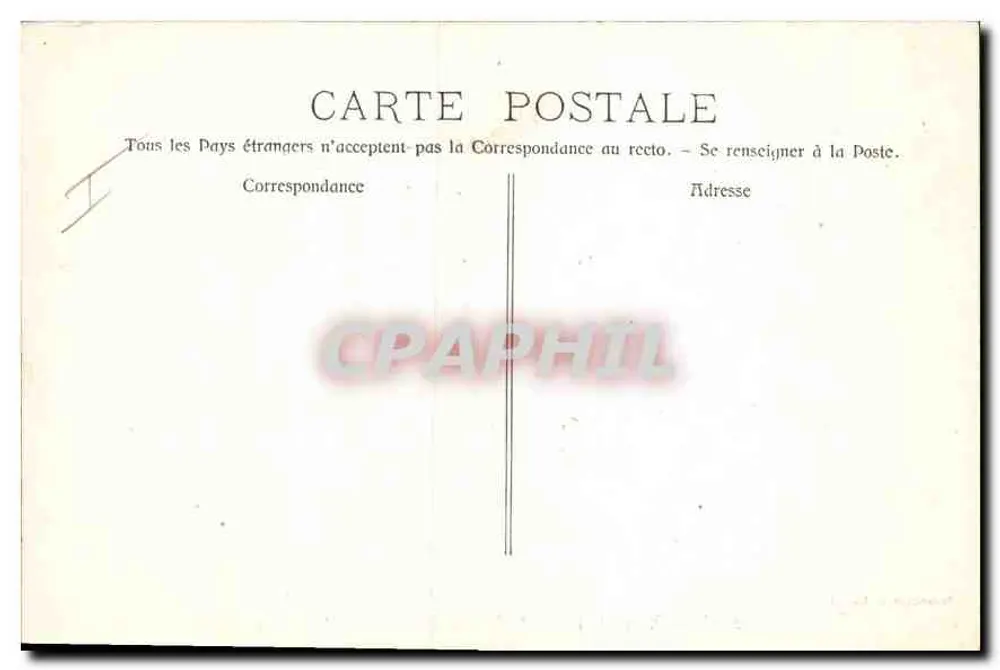Kette der Heiligen Baume & Plateau de Giniez — Phototypie A. Loccut, Nr. 2238 - Rückseite