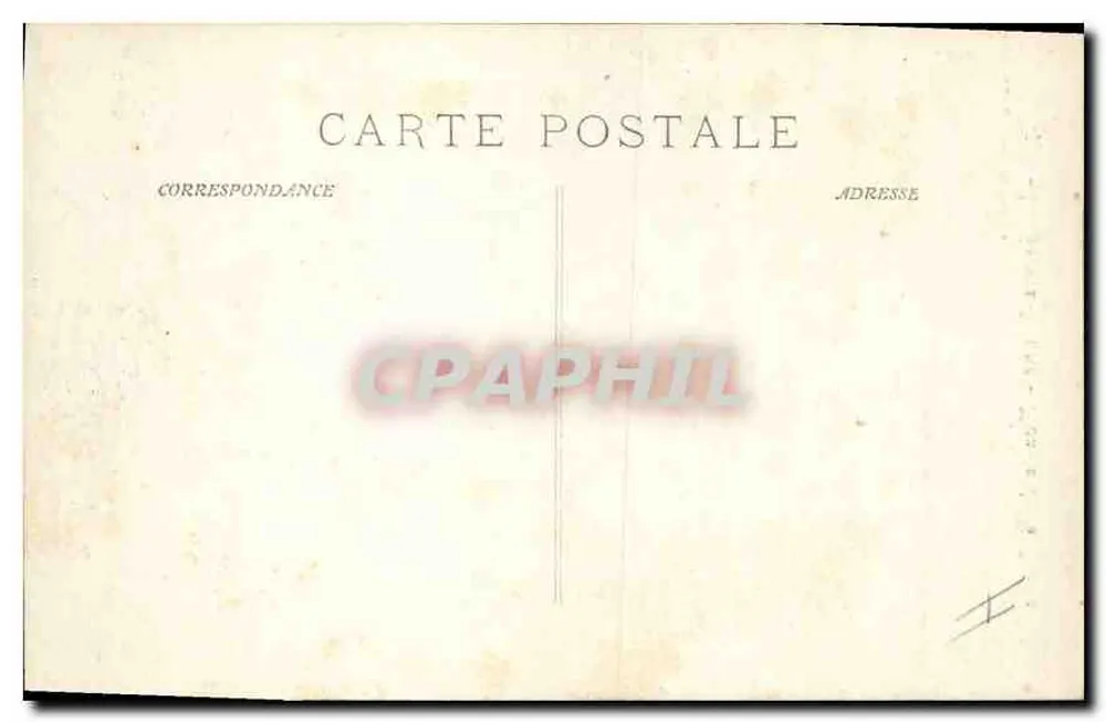 La Sainte-Baume - Aanloop naar de grot — F. Ruat, uitgeverij Marseille, n° 705 - Achterkant