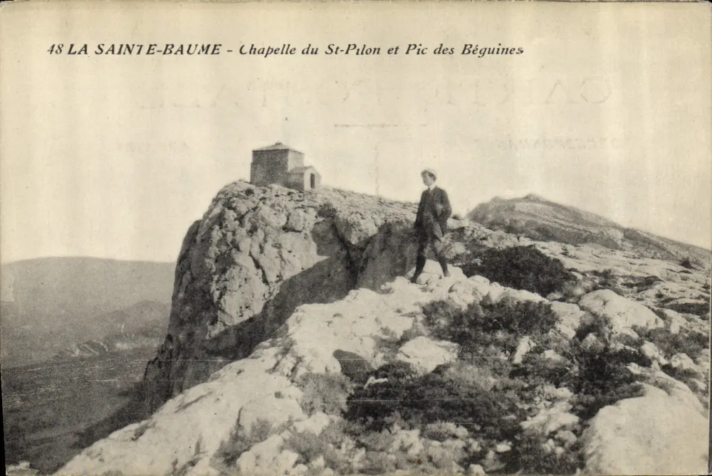 La Sainte-Baume - Kapelle des St-Pilon und Pic des Béguines — anonymer Verlag, n° 48 - Vorderseite