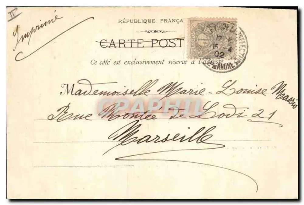 La Sainte Baume - 481 - Dans la Forêt (Le Canapé) — Fot. Lagour Marbelle - Verso
