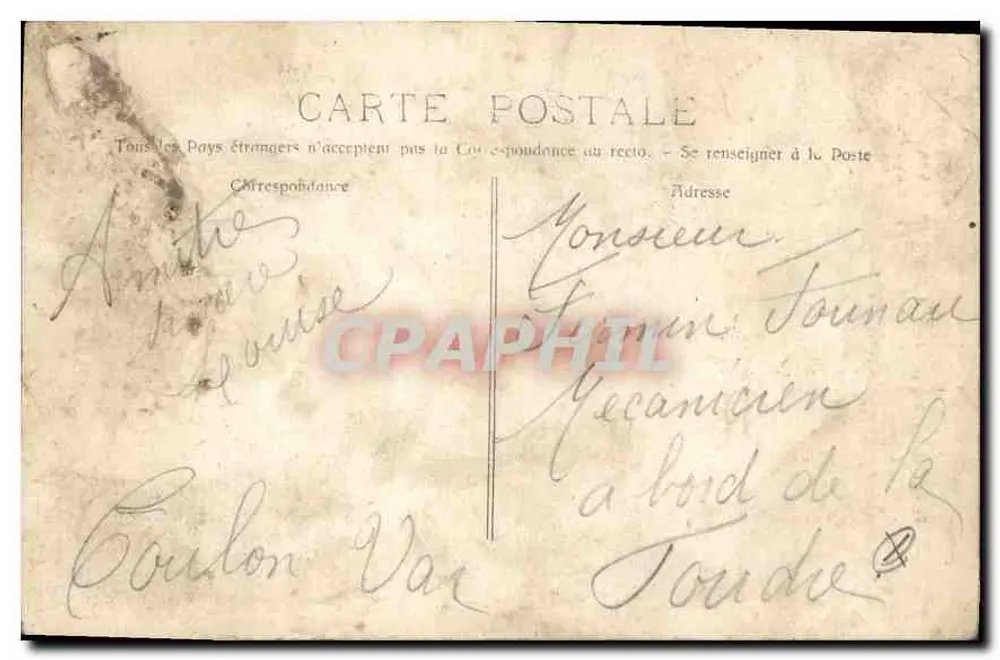 La Sainte-Baume - Chegada à Gruta — P. Huat, editor - Marseille, n° 995 - Verso