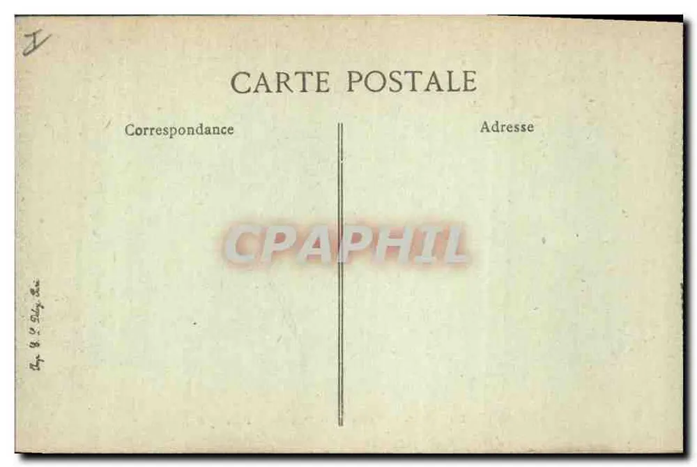 La Sainte-Baume — Unter den Bäumen — Weg zur Höhle — 1941 - Rückseite