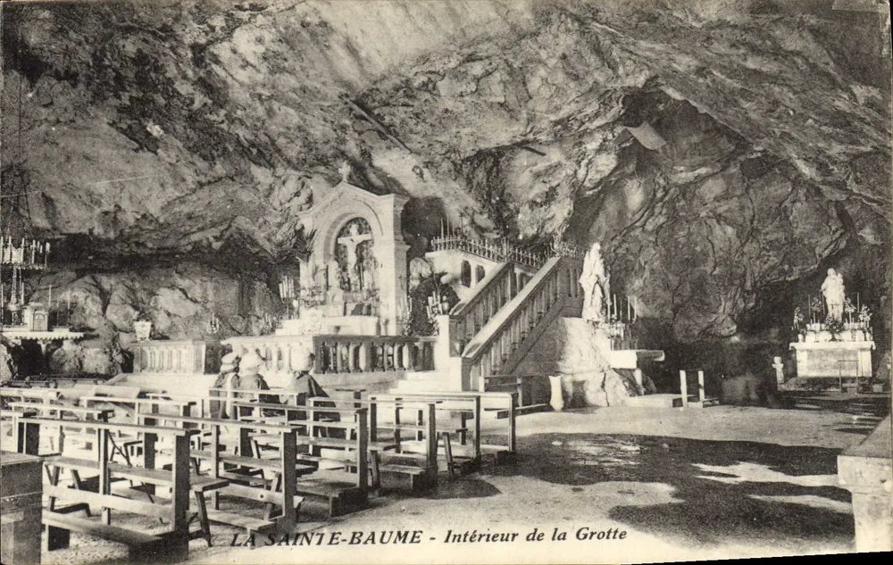 La Sainte-Baume - Interior da Gruta - Frente