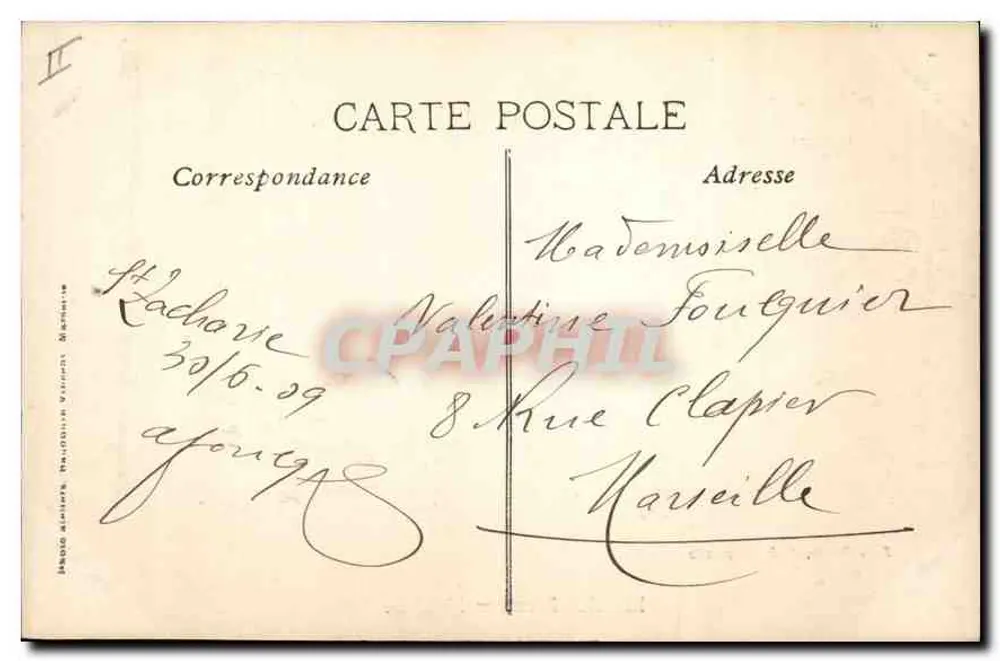 La Sainte-Baume -- O Oratório -- Roseilhure, edição Marseille - Verso