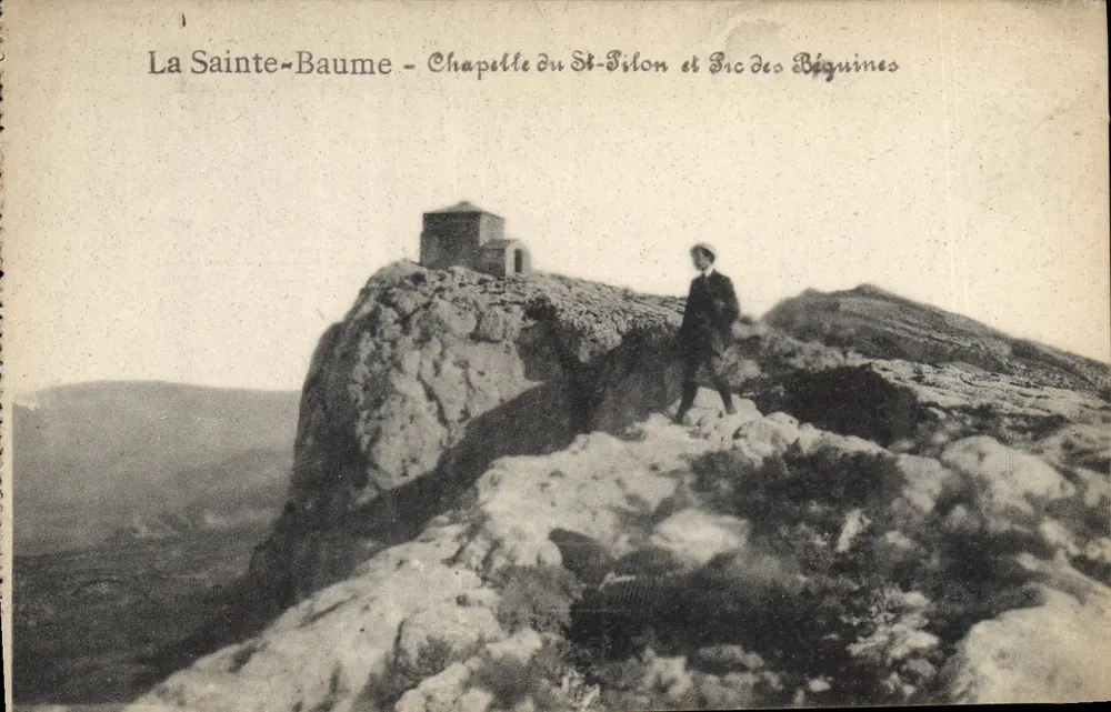 La Sainte-Baume - Kapelle des St-Tilon und Verbrennung der Biquines - Vorderseite