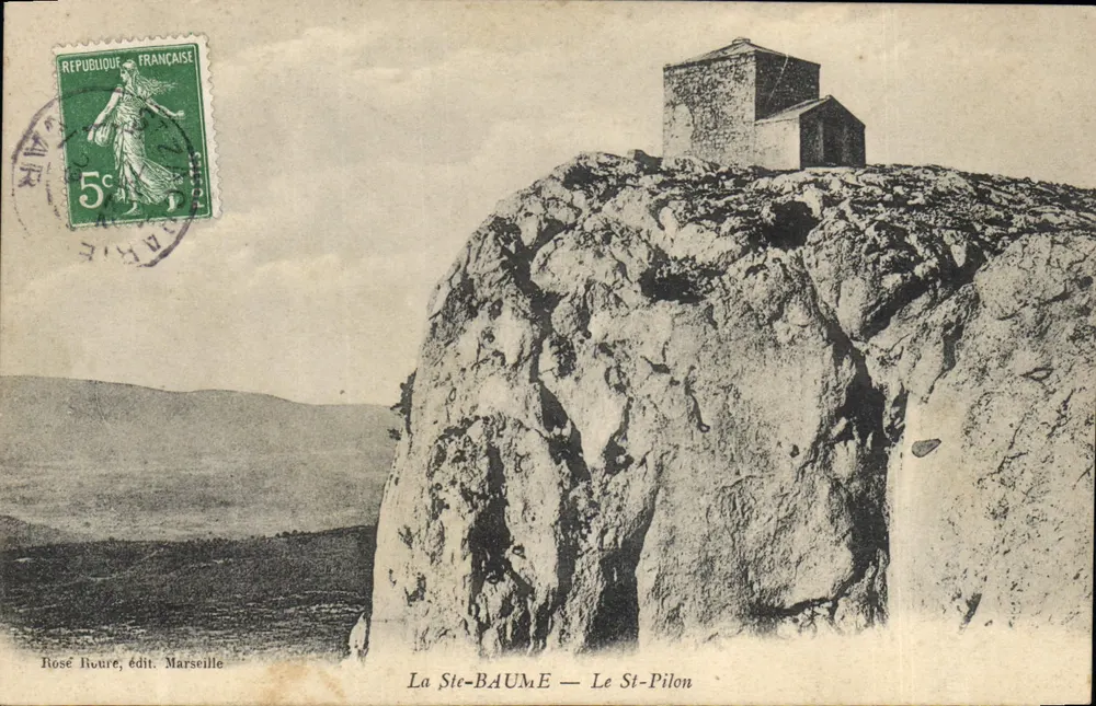 La Ste-Baume — Le St-Pilon — Rose Houré, editor Marseille - Frente