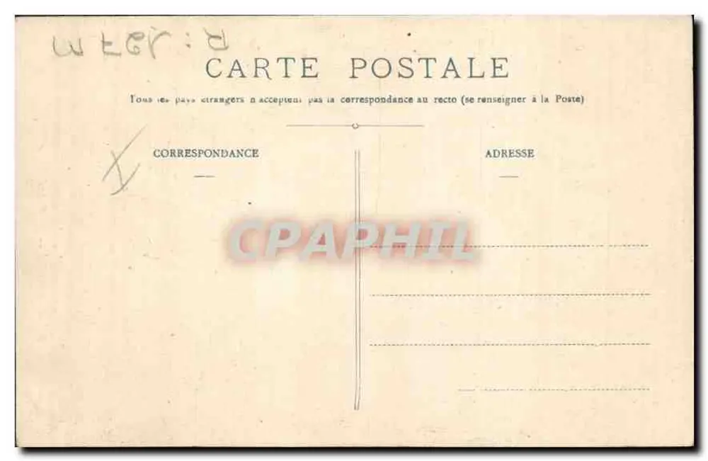 La Ste-BAUME — O Grande Carvalho — Rose Floure, edição Marseille - Verso