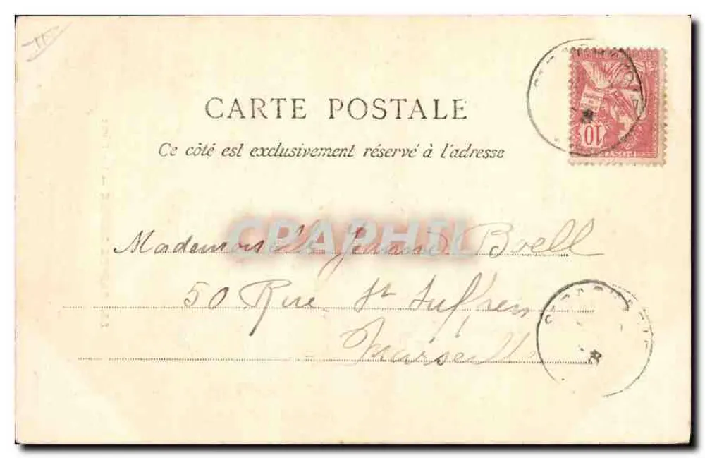 Sainte-Baume — A Floresta — P. Huat, editor - Verso
