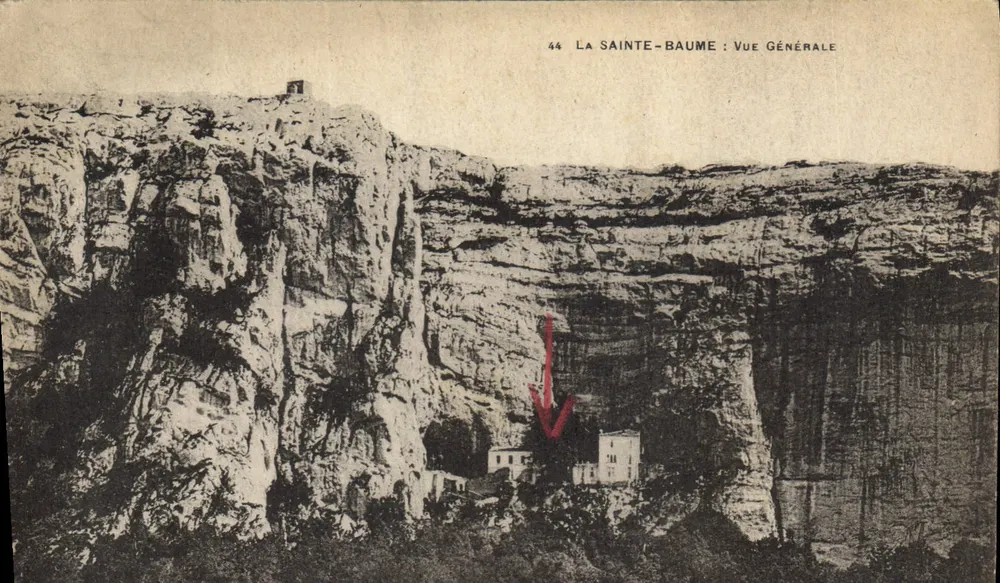La Santa-Baume : Vista Geral — 44 — Editor: Compagnon Valentin, Toulon - Frente