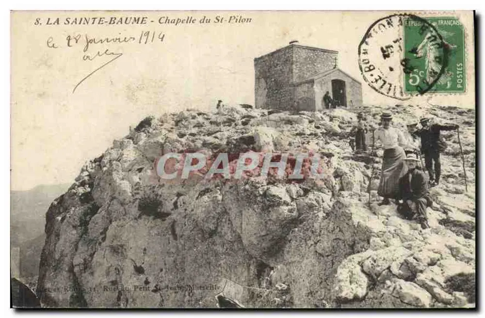 La Sainte-Baume - Capela do St-Pilon — editor: Rue du Pênt St-Jean, Marselha - Frente