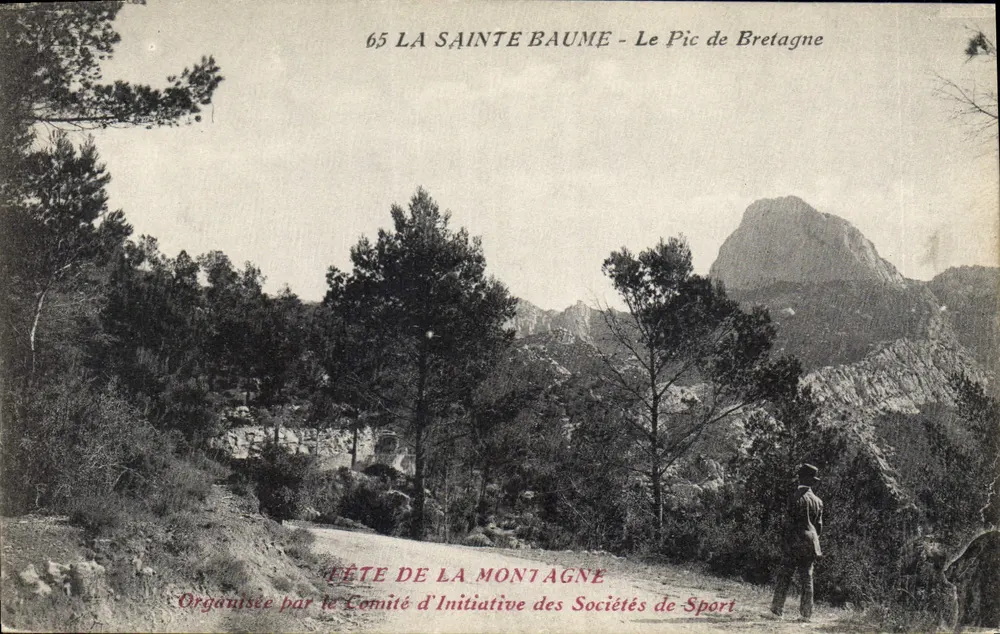 La Sainte Baume - El Pic de Bretagne — Evento organizado por el Comité de Iniciativa de las Sociedades Deportivas — n°65 - Anverso