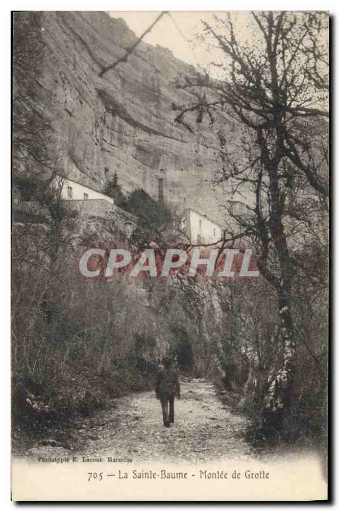 La Sainte-Baume - Subida da Gruta — Fototipia R. Lacour - Marseille, n°705 - Frente