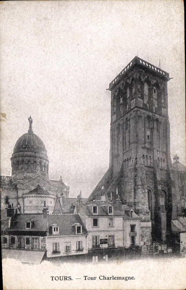 Tours — Torre de Carlomagno — Editor C. P. M. (nº 1) - Frente