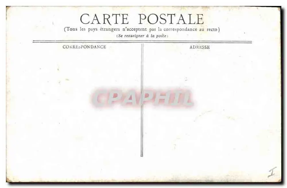 Tours — Torre de Carlomagno — Editor C. P. M. (nº 1) - Verso