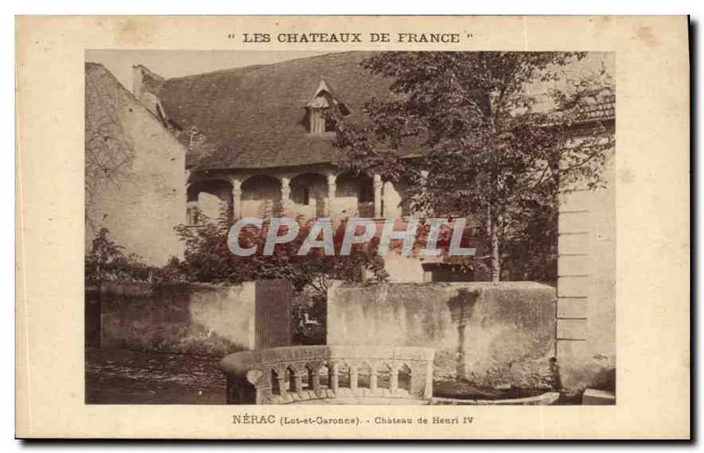 Nérac (Lot-et-Garonne) — Schloss Henri IV — "Les Châteaux de France" - Vorderseite