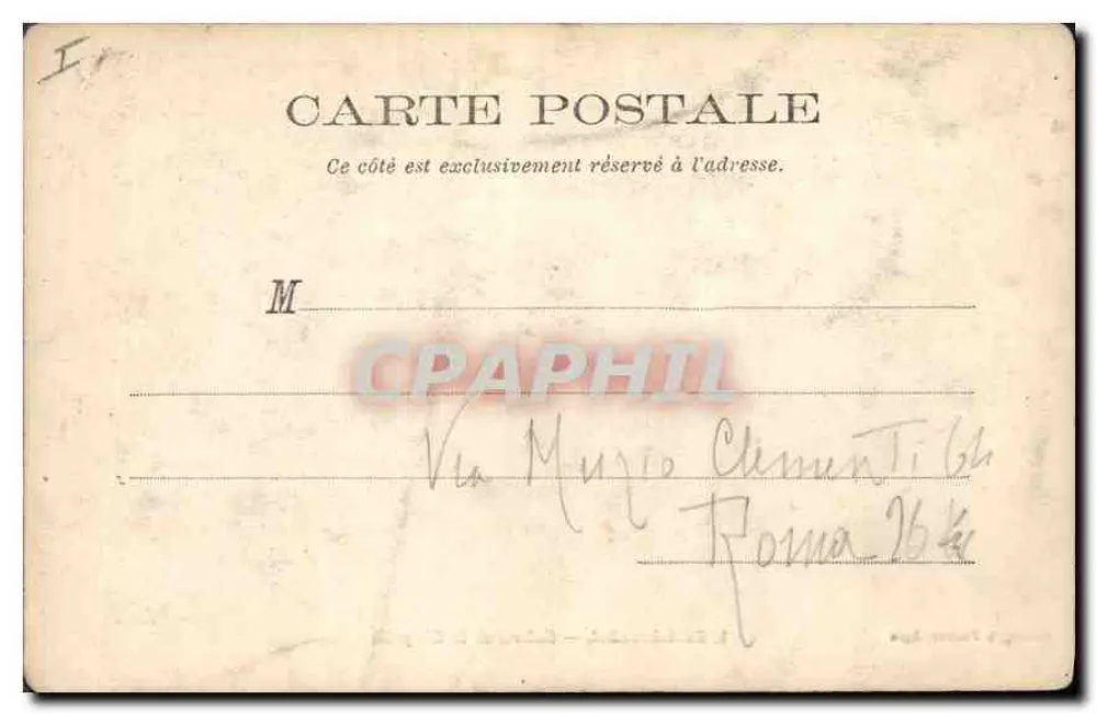 Casteinoubel — Galerie der Kapelle — Phototypie Pennet, Agen, n°5 - Rückseite