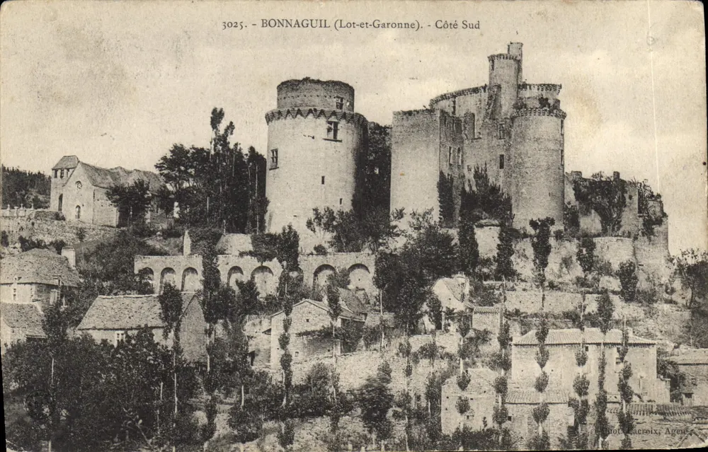 Bonnaguil (Lot-et-Garonne) — Südseite — Verleger: Chotot & Cie, Nr. 3025 - Vorderseite