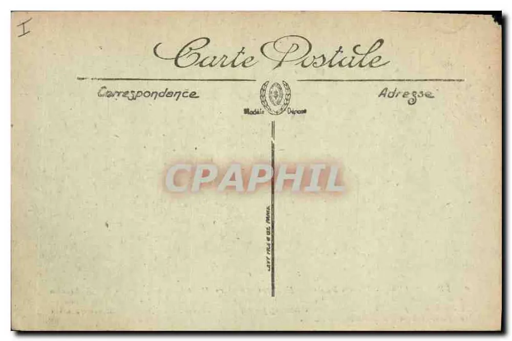 Versailles — Castelo de Vincennes — Hotel transformado em hospital inglês, depois em local de reunião para as conferências interaliadas — LL - Verso