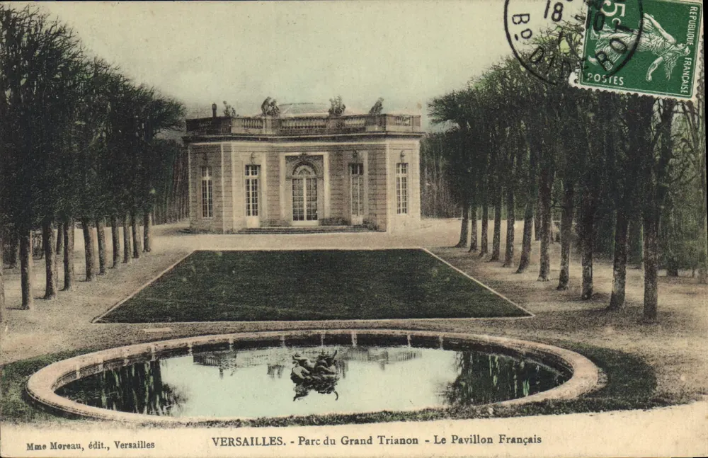 Versailles - Park des Grand Trianon - Der französische Pavillon — Mme Moreau, Verlag, Versailles - Vorderseite