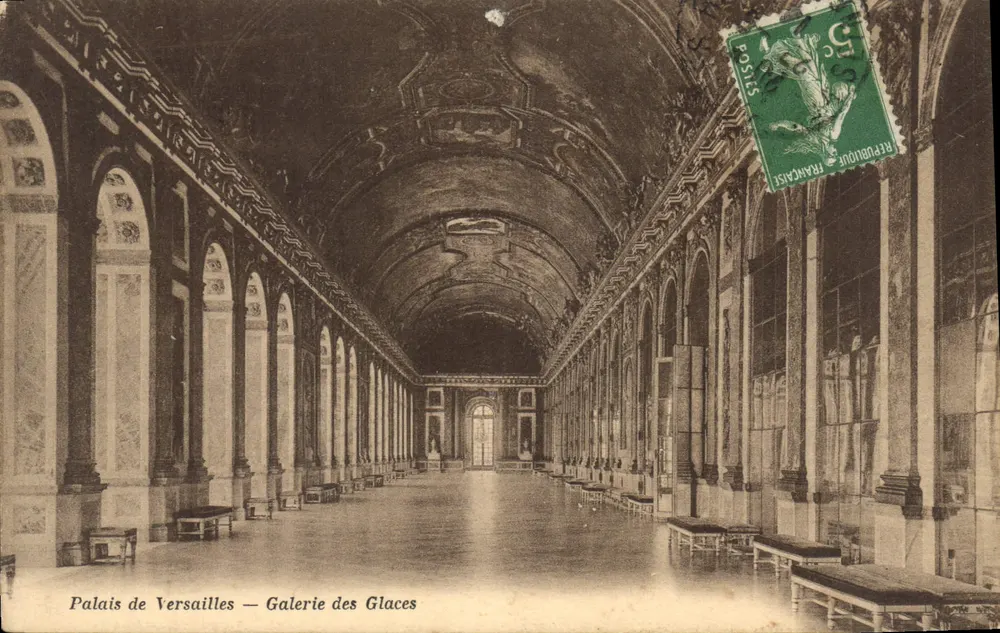Schloss Versailles — Galerie der Spiegel — Moreau, Verlag Versailles - Vorderseite