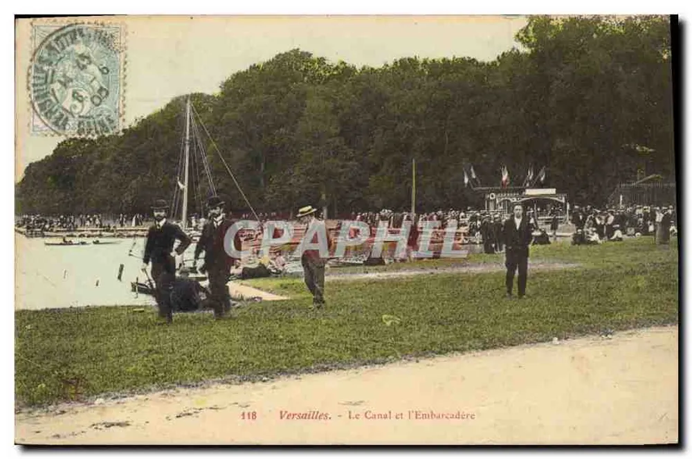 Versailles - O Canal e o Embarcadouro — editor Versailles, n° 118 - Frente
