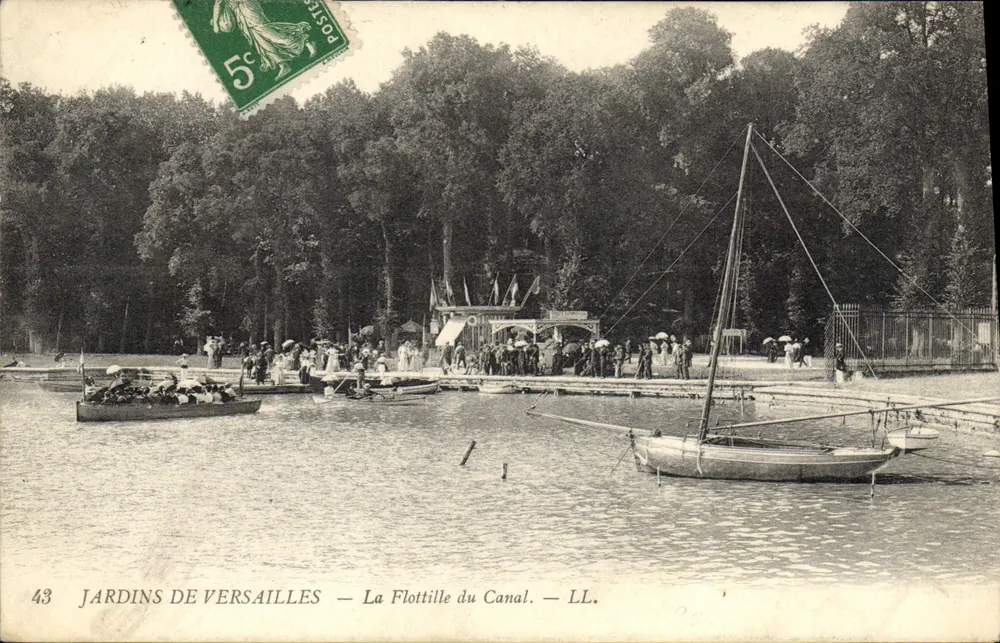 Gärten von Versailles — Die Kanalflotte — LL. — n°43 - Vorderseite