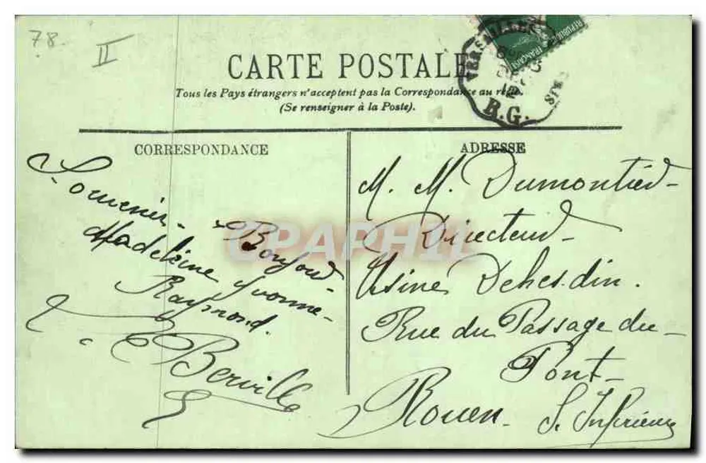 Gärten von Versailles — Die Kanalflotte — LL. — n°43 - Rückseite