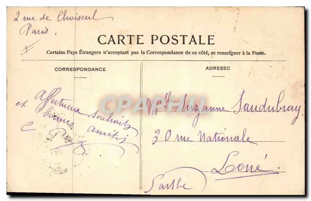 Versailles — Trianon artístico. Casa do Senhor — 122 - Verso