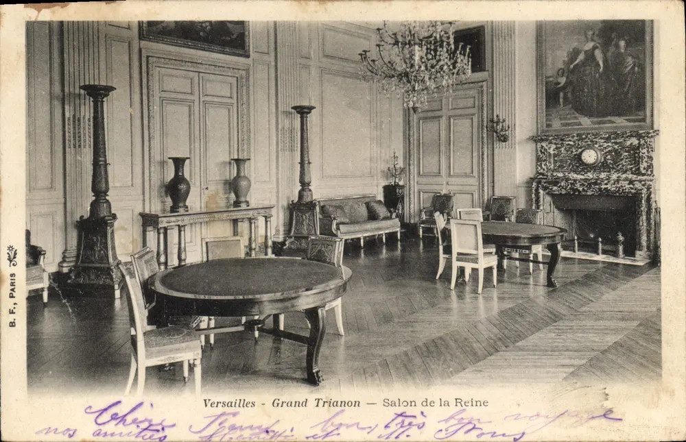 Versailles - Grand Trianon — Salon der Königin — B.F., Paris - Vorderseite