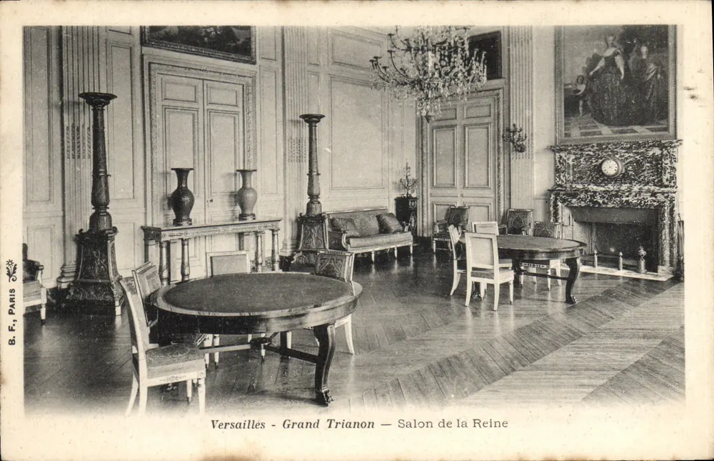 Versailles - Grand Trianon — Salon der Königin — B. F., Paris - Vorderseite