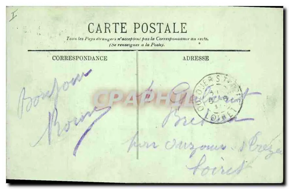 Versailles — O Parque — O Parterre d'Eau — Grupo de Crianças — LL. n°367 - Verso