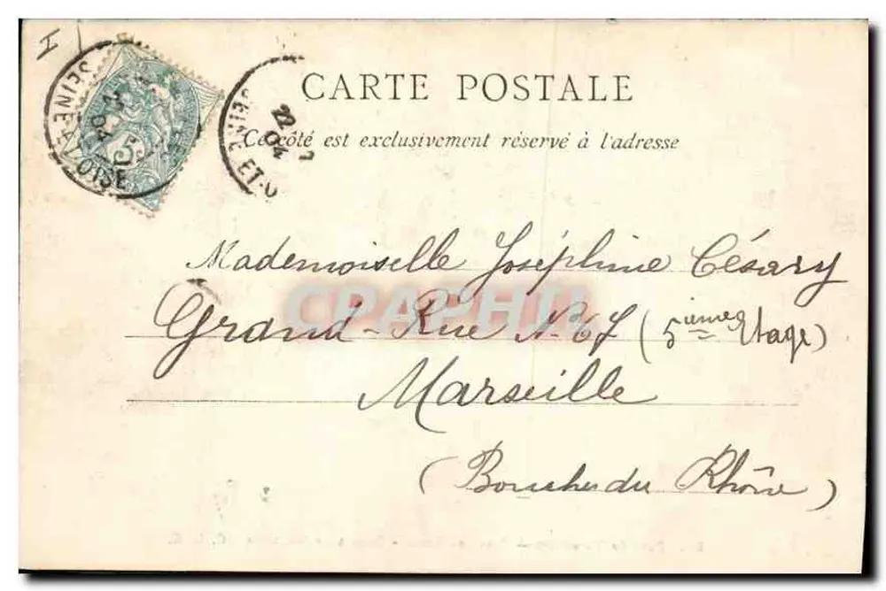 Versailles — Grandes Eaux — Bassin de Neptune — C. L. C. - Verso