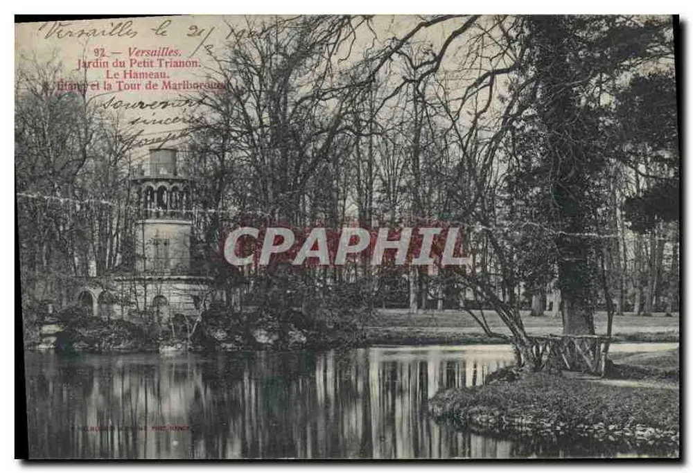 Versailles — Garten des Petit Trianon, Turm von Marlborough — Verlag: A. Léonard & Cie, Paris - Vorderseite