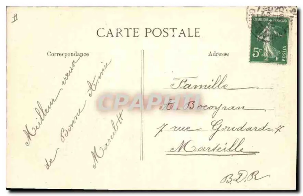 Lembrança de Versailles — Palácio e Castelo — C.L.C. - Verso