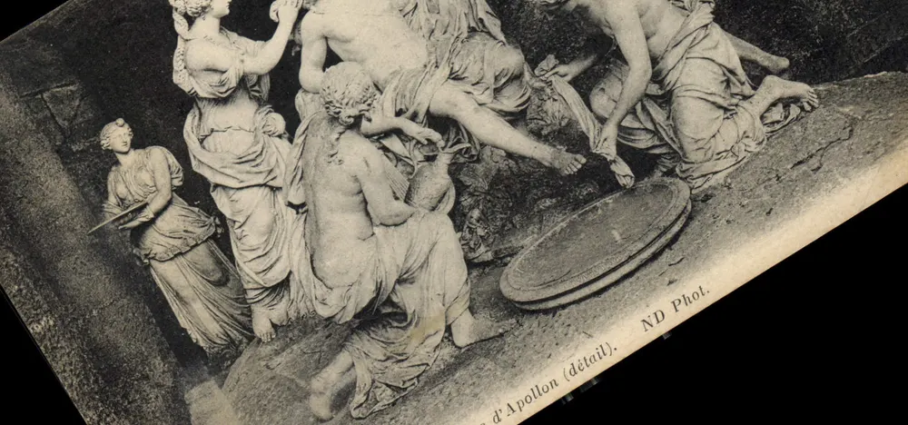 Detalhe da Fonte de Apolo — ND Phot. - Frente