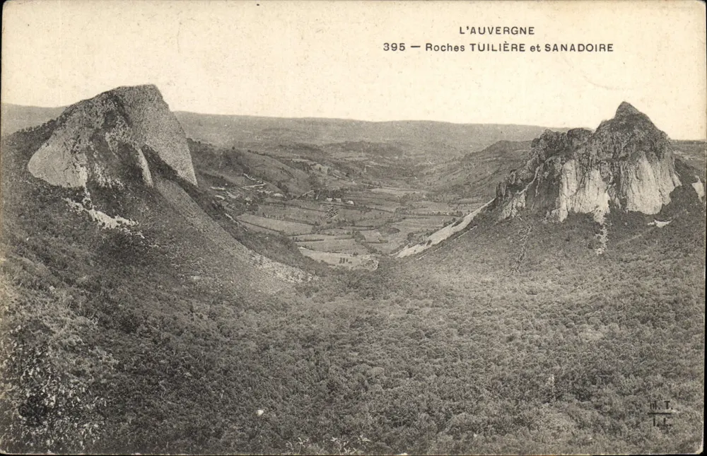Auvergne — Roches Tuilière et Sanadoire — L.A.T. n°395 - Vorderseite