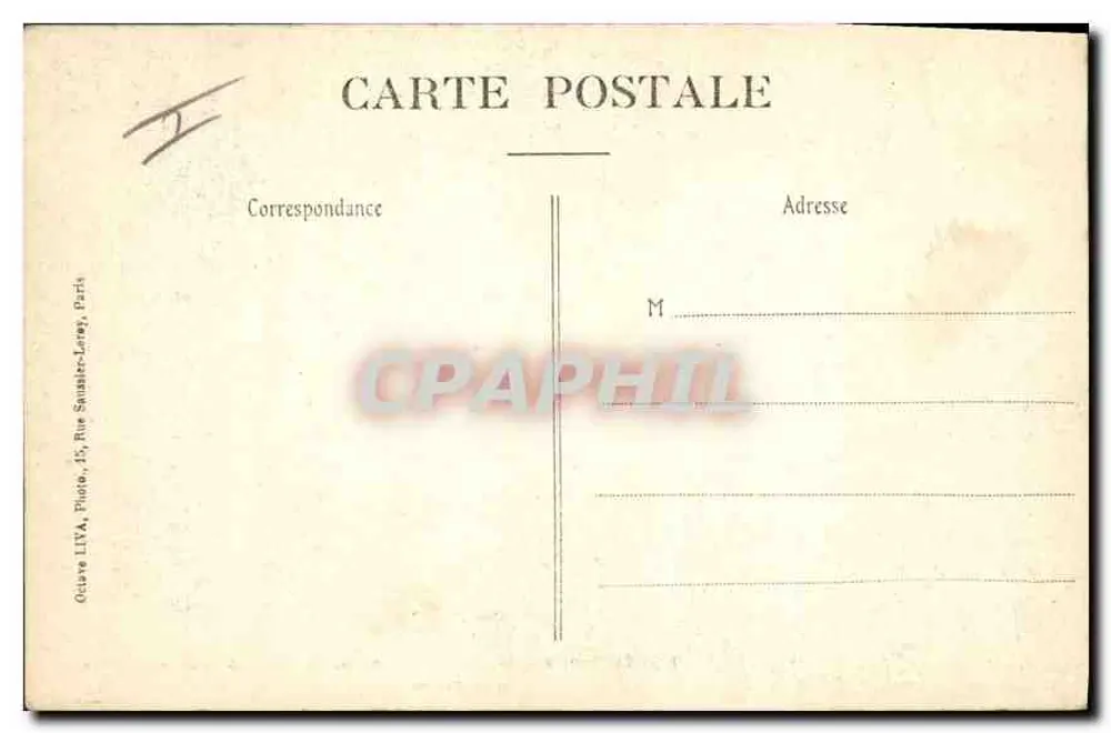 N.-D. du Travail — Die große Kirche — errichtet durch öffentliche Spenden im Jahr 1901 - Rückseite
