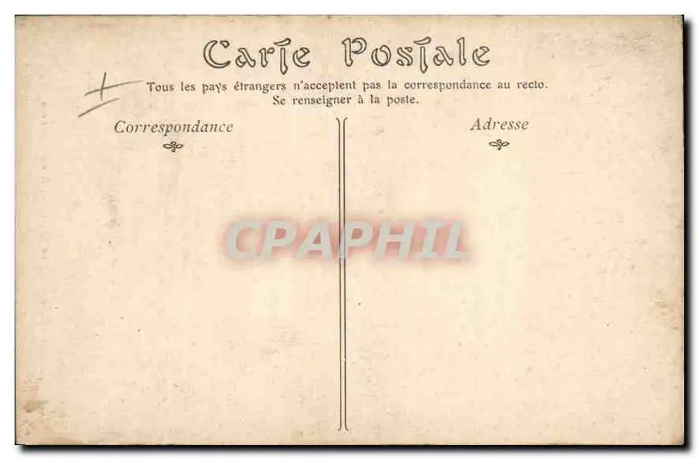 Igreja Anglicana, Rue du Cherche-Midi — Paris — ND Phot. — N° 442 - Verso