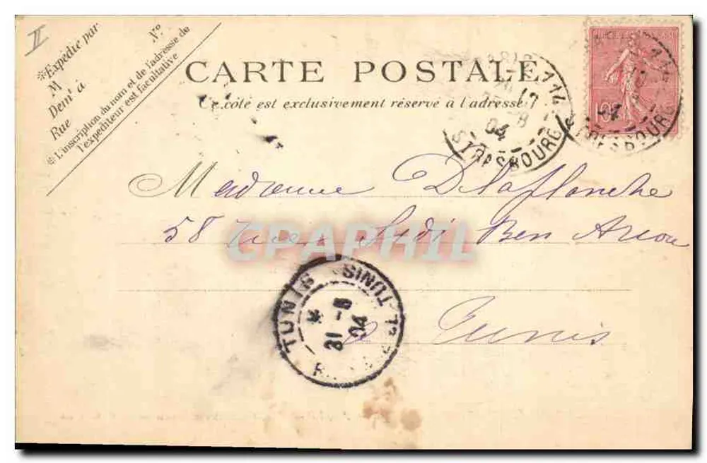 Paris — A Igreja de São Médard — P. P. C. Paris - Verso