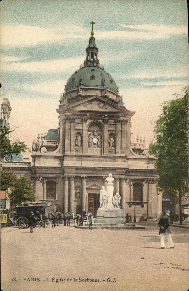 Paris - A Igreja da Sorbonne - G.I. n°48 - Frente