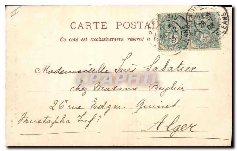 París — Iglesia de San Jacinto del Haut-Pas — P. Marmouse, París, n°266 - Reverso