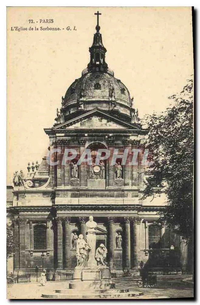 A Igreja da Sorbonne — Paris — G. I. - Frente