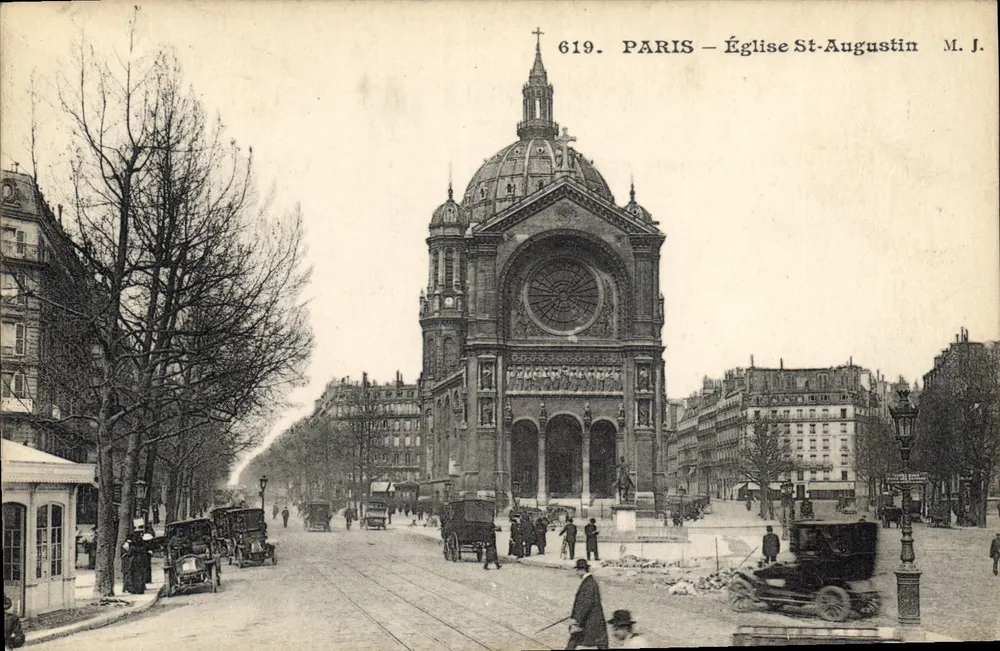 Paris — Igreja de São Agostinho — M. J. n° 619 - Frente
