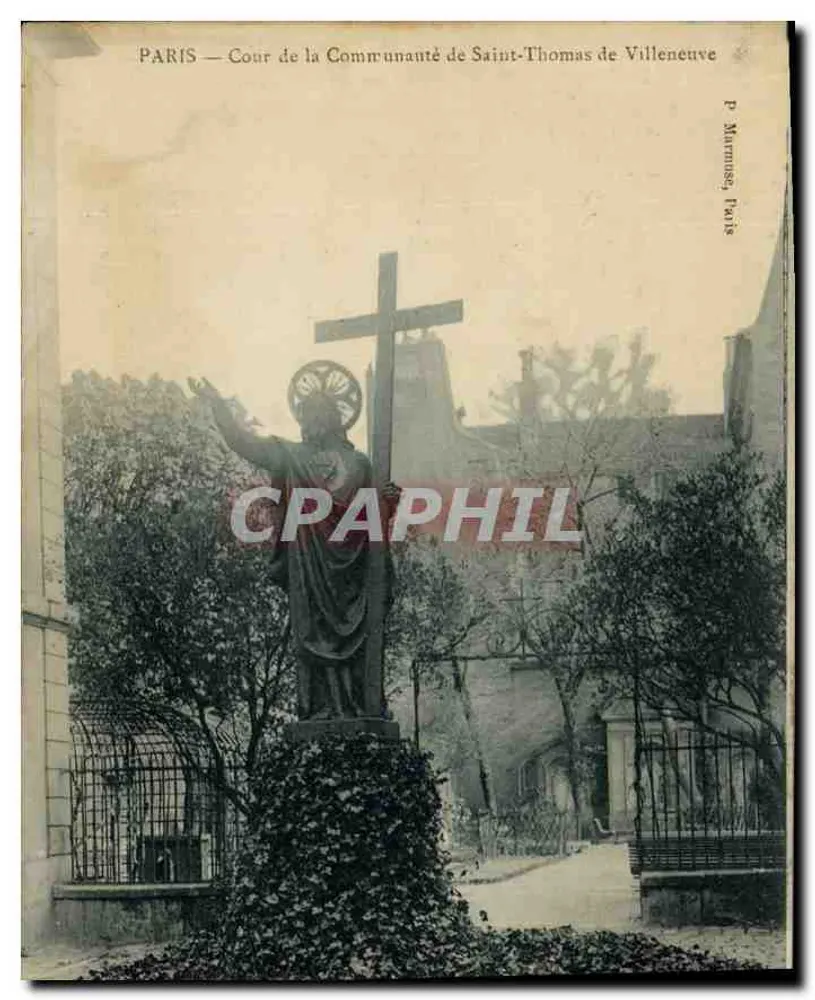 Paris — Cour da Comunidade de São Tomé de Villeneuve — P. Marmuse, Paris - Frente