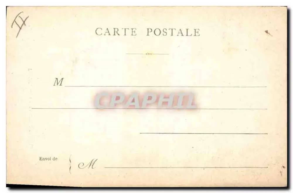 Paris — A Santa Capela — CPAPHIL - Verso
