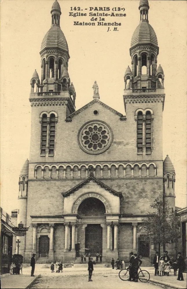Paris (13.) - Kirche Sainte-Anne de la Maison Blanche — J. H. n°142 - Vorderseite