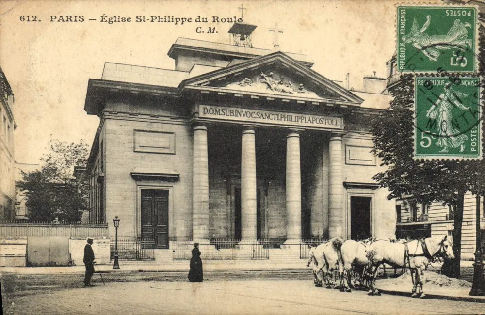 Paris — Église Saint-Philippe du Roule — C.M. n°612 - Frente