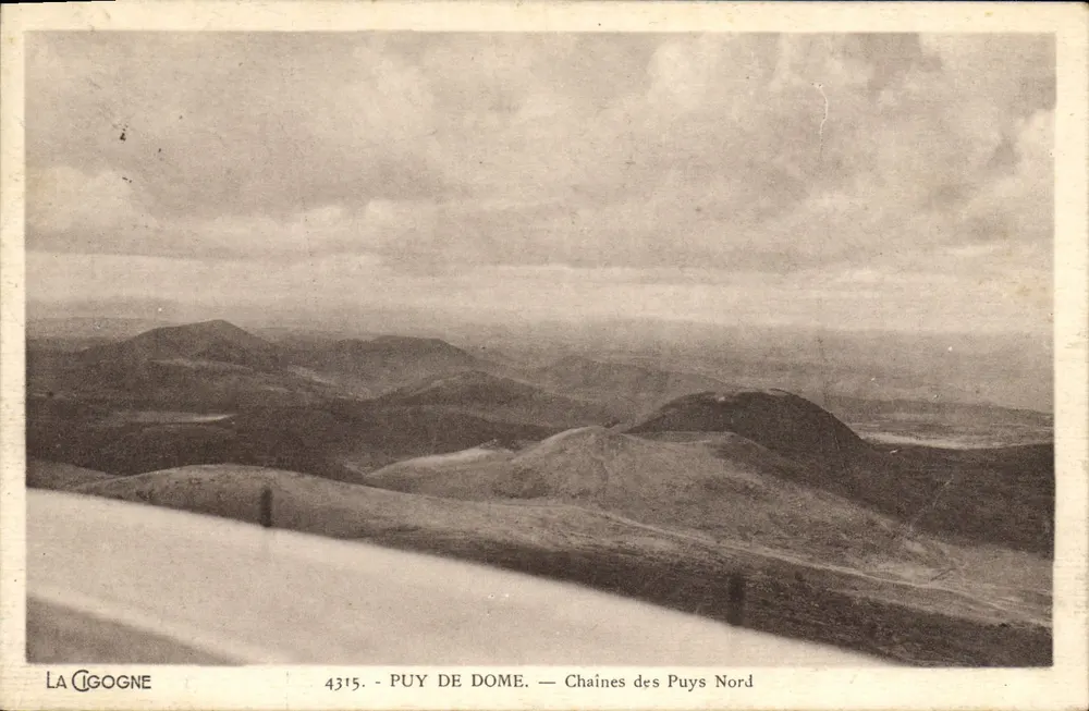 Puy de Dôme — Ketten der Puys Nord — La Cigogne, n°4315 - Vorderseite